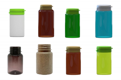Pots écologiques pour les secteurs de la cosmétique et de la pharmaceutique (destinés à contenir des crèmes de soin, des gélules bio compostables…)